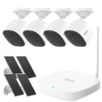 EROZ HOME Opal 4 Camera + Mini Hub Smart Security Bundle